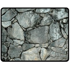 Grey Stone Pile Fleece Blanket (medium) 