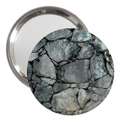 Grey Stone Pile 3  Handbag Mirrors by trendistuff