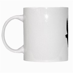 Crow White Coffee Mug