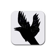 Crow Rubber Coaster (square) 