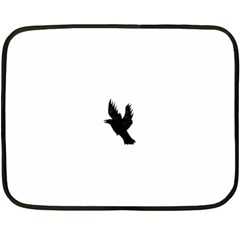 Crow Double Sided Fleece Blanket (mini) 