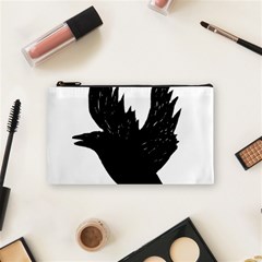 Crow Cosmetic Bag (small)  by JDDesigns