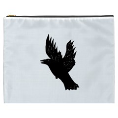 Crow Cosmetic Bag (xxxl)  by JDDesigns