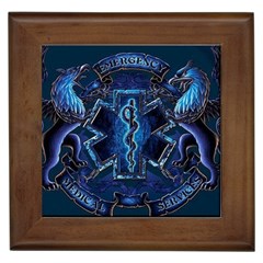 Ems Blue Framed Tiles