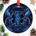 Ems Blue Ornament (Round)  Front