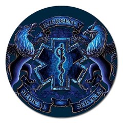 Ems Blue Magnet 5  (round)