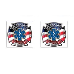 American Paramedic Cufflinks (square) by Bigfootshirtshop