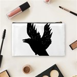 Hovering crow Cosmetic Bag (Medium)  Back