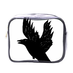 Hovering Crow Mini Toiletries Bags