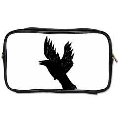 Hovering Crow Toiletries Bags