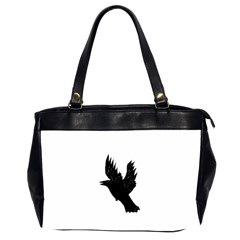 Hovering Crow Office Handbags (2 Sides)  by JDDesigns