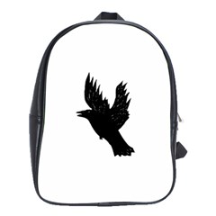 Hovering Crow School Bags (xl)  by JDDesigns