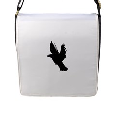 Hovering Crow Flap Messenger Bag (l) 