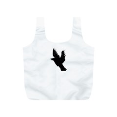 Hovering Crow Full Print Recycle Bags (s)  by JDDesigns