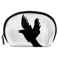 Hovering Crow Accessory Pouches (large)  by JDDesigns