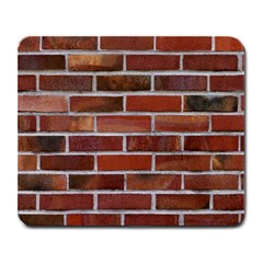 Colorful Brick Wall Large Mousepads by trendistuff