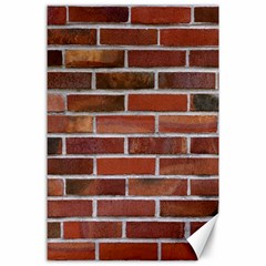 Colorful Brick Wall Canvas 24  X 36 