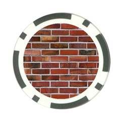 Colorful Brick Wall Poker Chip Card Guards by trendistuff