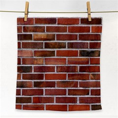 Colorful Brick Wall Face Towel by trendistuff