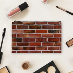 Colorful Brick Wall Cosmetic Bag (medium)  by trendistuff