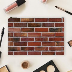 Colorful Brick Wall Cosmetic Bag (large)  by trendistuff