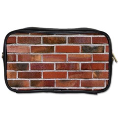 Colorful Brick Wall Toiletries Bags by trendistuff