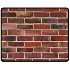 Colorful Brick Wall Fleece Blanket (medium)  by trendistuff