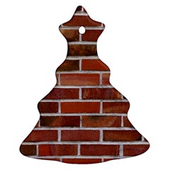 Colorful Brick Wall Christmas Tree Ornament (2 Sides)