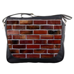 Colorful Brick Wall Messenger Bags by trendistuff