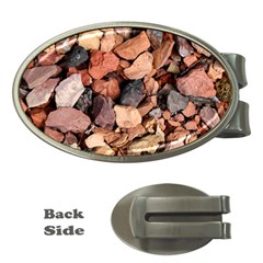 Colored Rocks Money Clips (oval) 