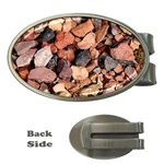 COLORED ROCKS Money Clips (Oval)  Front