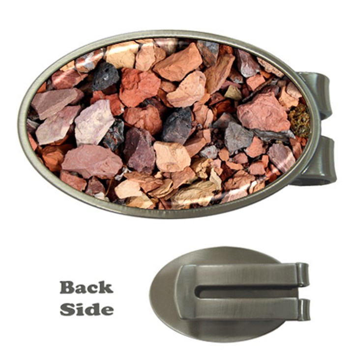 COLORED ROCKS Money Clips (Oval) 