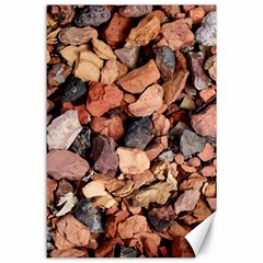 Colored Rocks Canvas 24  X 36 