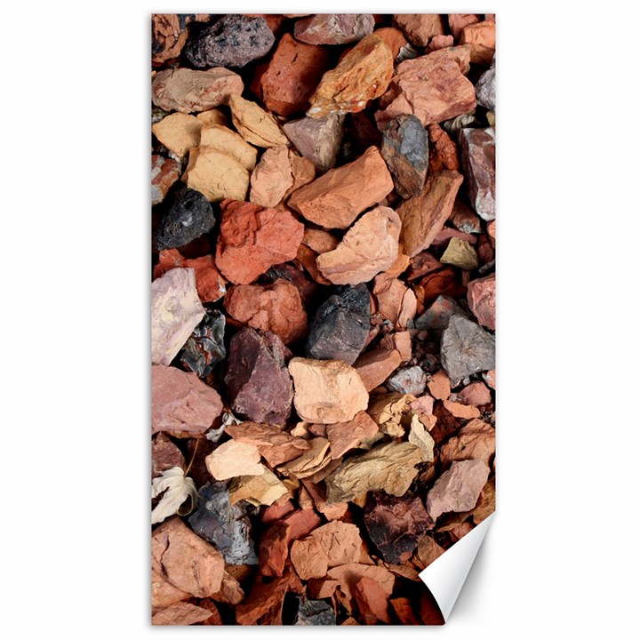 COLORED ROCKS Canvas 40  x 72  