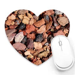 Colored Rocks Heart Mousepads by trendistuff