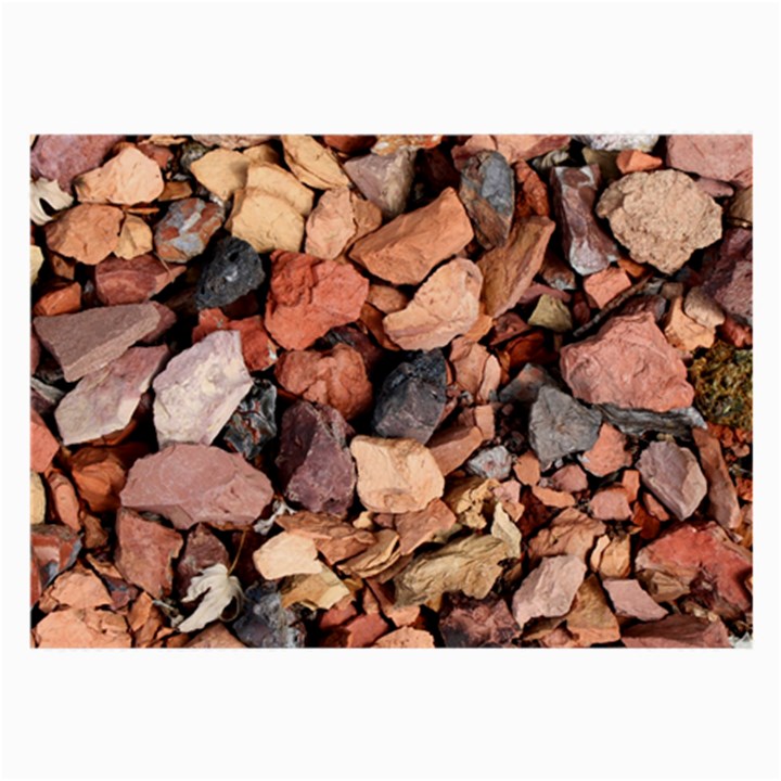 COLORED ROCKS Large Glasses Cloth