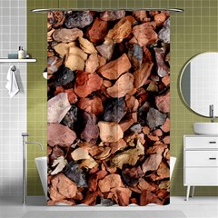 Colored Rocks Shower Curtain 48  X 72  (small) 