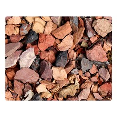 Colored Rocks Double Sided Flano Blanket (large) 