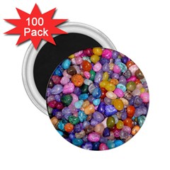 Colored Pebbles 2 25  Magnets (100 Pack)  by trendistuff