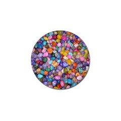 Colored Pebbles Golf Ball Marker (10 Pack)