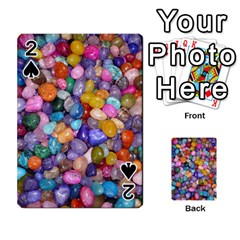 Colored Pebbles Playing Cards 54 Designs  by trendistuff