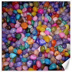 Colored Pebbles Canvas 12  X 12  