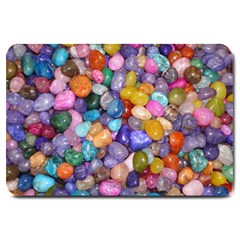 Colored Pebbles Large Doormat  by trendistuff