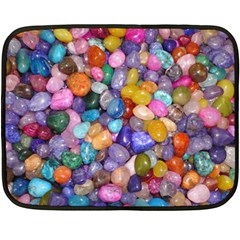 Colored Pebbles Double Sided Fleece Blanket (mini) 