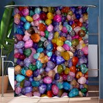 COLORED PEBBLES Shower Curtain 60  x 72  (Medium)  60 x72  Curtain