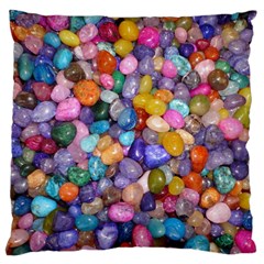 Colored Pebbles Large Cushion Cases (two Sides)  by trendistuff