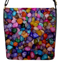 Colored Pebbles Flap Messenger Bag (s)