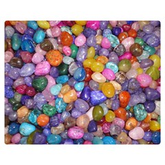 Colored Pebbles Double Sided Flano Blanket (medium)  by trendistuff