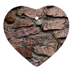 Cemented Rocks Ornament (heart)  by trendistuff