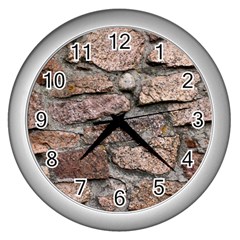 Cemented Rocks Wall Clocks (silver)  by trendistuff